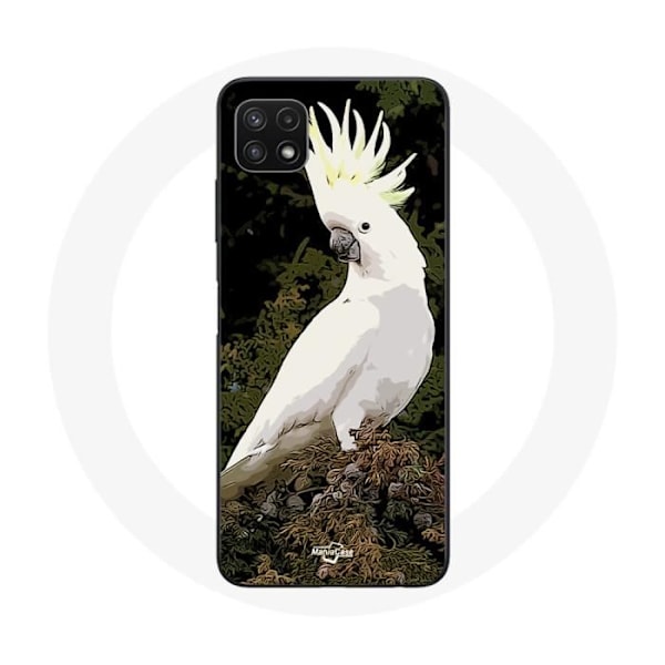 Coque - Kakadu - Samsung Galaxy A22 5G - Vit - Mjuk - Papegojor på trädet Vit