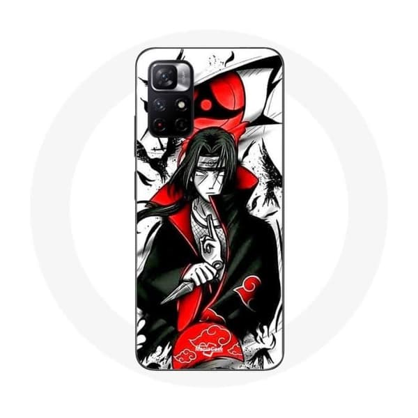 Coque - Maniacase - Redmi Note 11 5G - Blød - Sort - Demon Slayer Itachi Uchiha