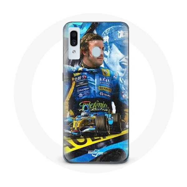 Fodral för Samsung Galaxy A20e Formel 1 Fernando Alonso världsmästare i F1