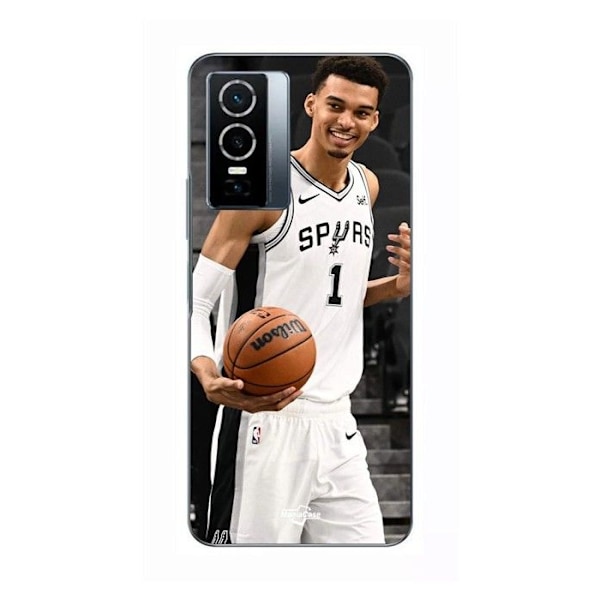 Coque För Vivo Y76 5G Victor Wembanyama San Antonio Spurs n°1 Maniacase SVART