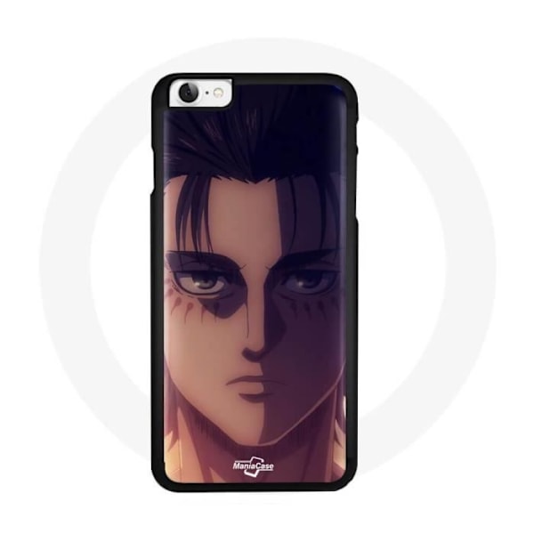 Coque - Maniacase - Iphone 8 - Svart - Mjuk - Attack on Titan svart