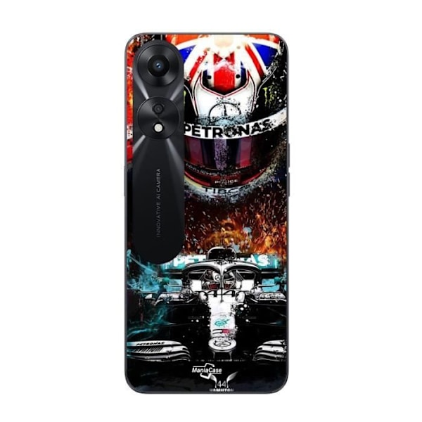 Coque för Oppo A78 5G Lewis Hamilton Mercedes 44 Maniacase