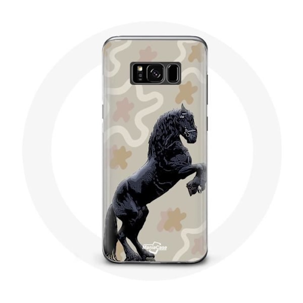 Coque - Frison - Samsung Galaxy S8 - Svart - Mjuk - Skydd Svart