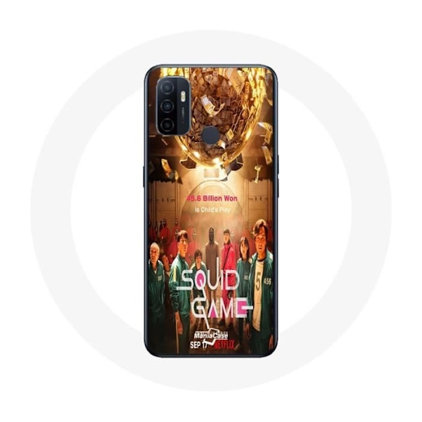 Coque - Squid Game - Oppo A53 - Flexibel - Svart - Skydd