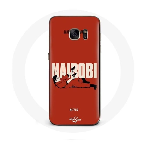 Coque - La casa de papel - Samsung Galaxy S6 Edge - Röd - Mjuk - Skydd