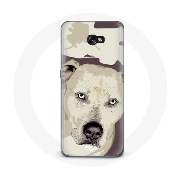Skydd för Samsung Galaxy A3 2017 Vit Pitbullhund