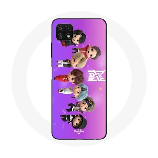 Coque för Samsung Galaxy A22 5G BTS TinyTAN Animation Affisch RM Jin Suga J-Hope Jimin Jungkook Och