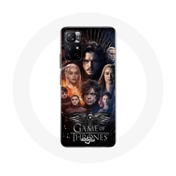Coque - Game of Thrones - Xiaomi Redmi Note 11s 5G - Blød - Grå - Beskyttelse og dekoration Grå