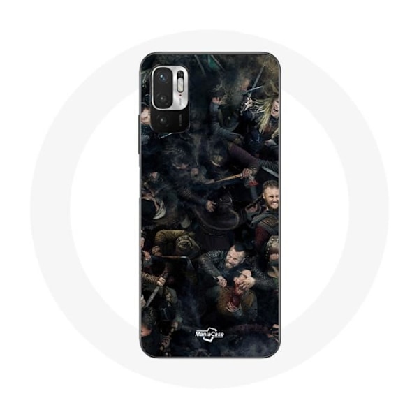 Coque för Xiaomi Redmi Note 10T 5G Vikings Teaser Säsong 6 Affisch Karaktärer Konst