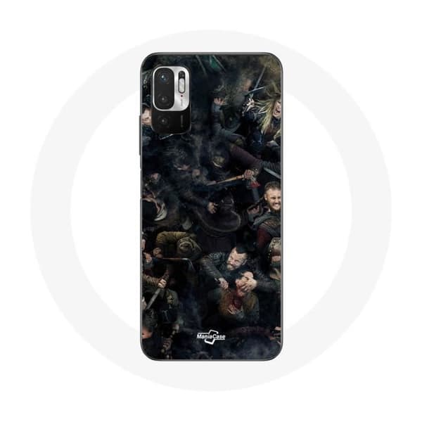 Cover til Xiaomi Redmi Note 10T 5G Vikings Teaser Sæson 6 Plakat Karakterer Kunst