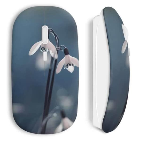 Trådløs Mus Sneblomster