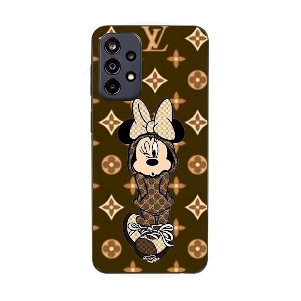 Coque Maniacase för Samsung Galaxy A52s 5g Minnie Disney Lv brun svart