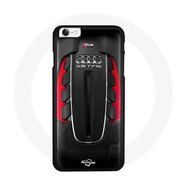 Coque - Audi - Iphone 4 - Sort - Hård - Sporty Design