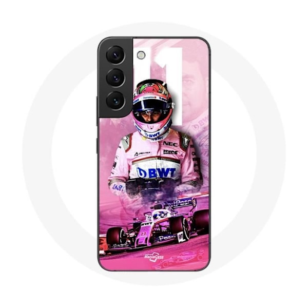 Coque för Samsung Galaxy S21 FE Formule 1 Sergio Pérez F1-förare Rosa