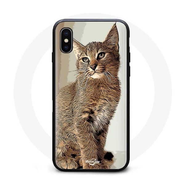Siamese kat etui iPhone XS Max