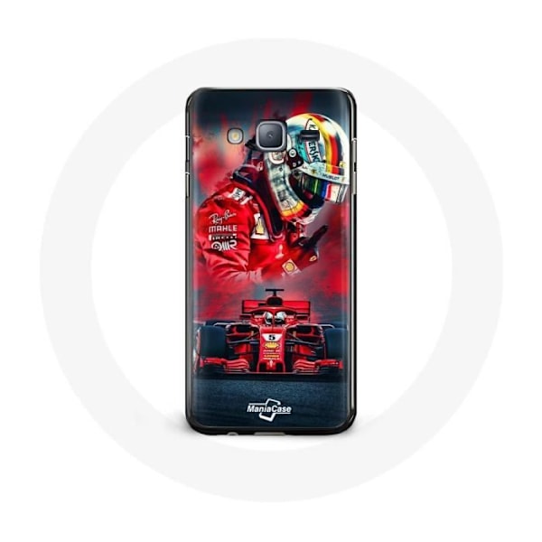Skyddsfodral för Samsung Galaxy J5 2016 Formel 1 Sebastian Vettel F1-förare Röd