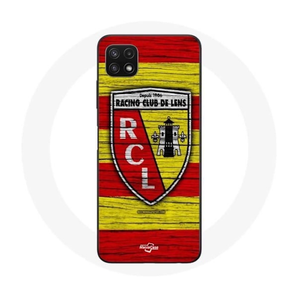 Coque - maniacase - Samsung Galaxy A22 5G - Gul och röd - Rcl linssoriginal - Mjuk Svart