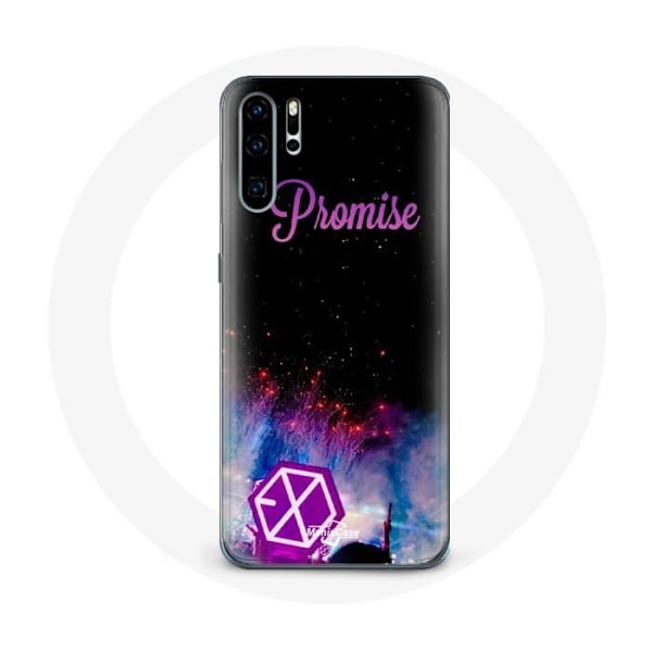 Coque för Huawei P30 Exo Grupp K-pop Logotyp Låt Promise