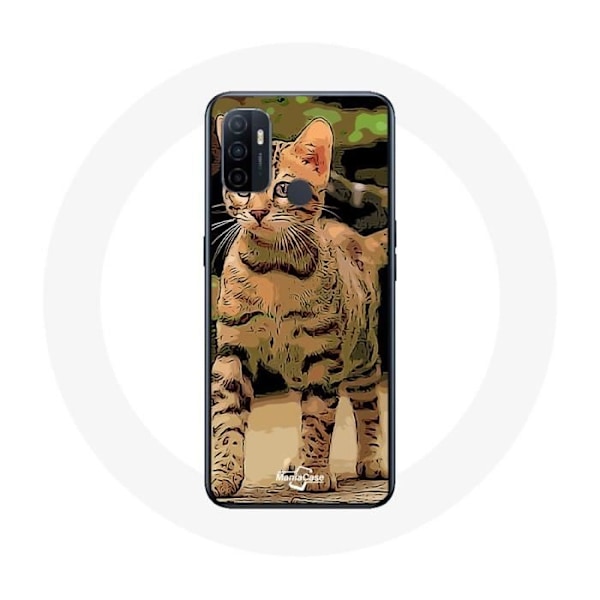 Coque Oppo A53 Bengaliskt kattlopp animerad