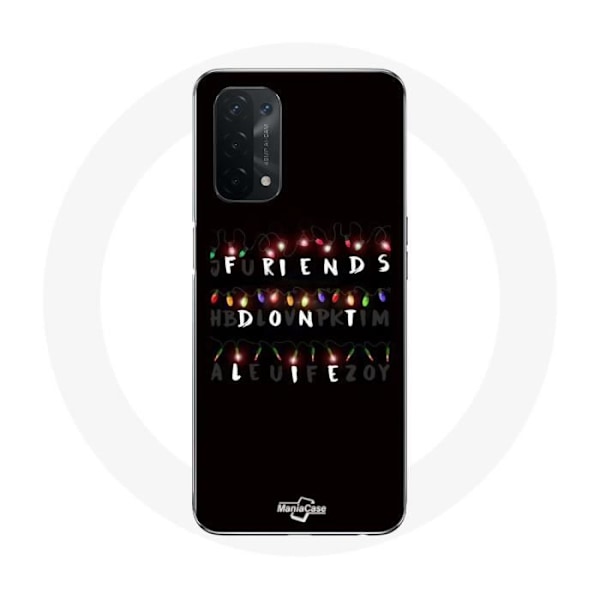 Coque för Oppo A74 5G Stranger Things Affisch Vänner Ljuger Inte God Jul