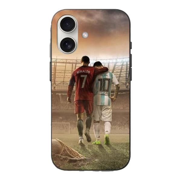 iPhone 16 Plus cover Cristiano Ronaldo Messi GOAT