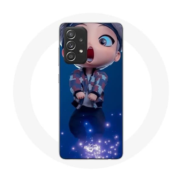 Coque för Samsung Galaxy A52 BTS TinyTAN Animation V Mic Drop