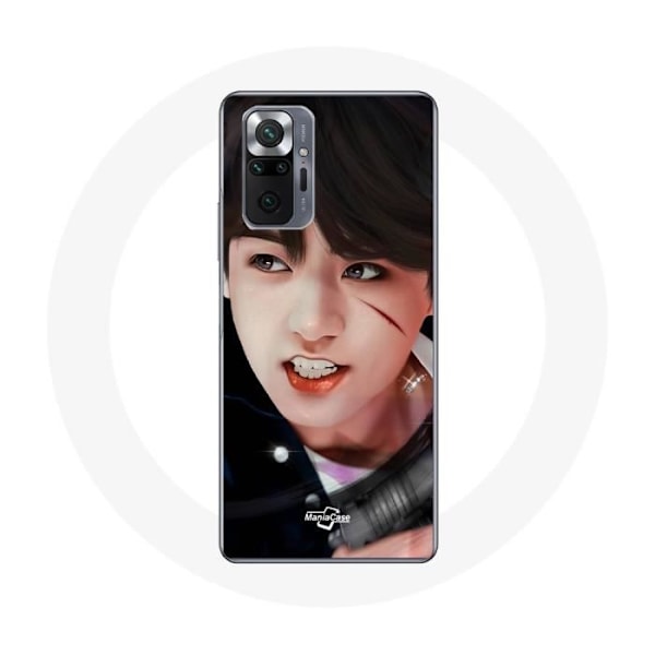 Coque för Xiaomi Redmi Note 10 Pro BTS Bangtan Sonyeondan Jungkook Fanart