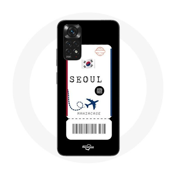 Coque - Xiaomi - Redmi Note 11 4G - Blød - Sort - Flybillet
