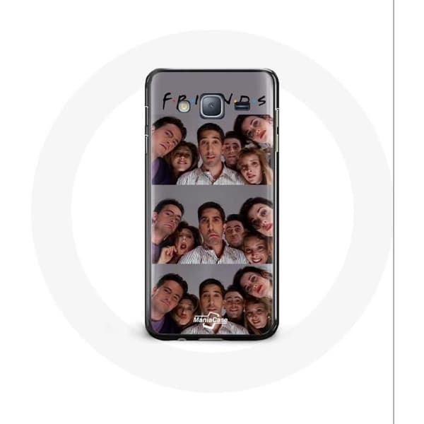 Coque - Samsung - Galaxy A3 - Blød - Grå - Friends Selfie