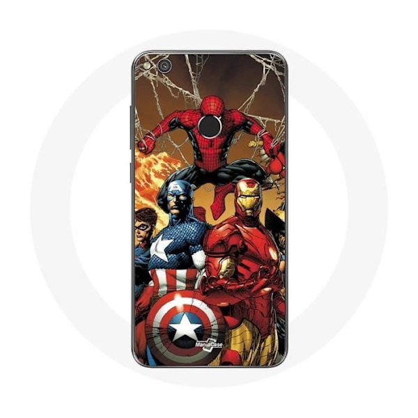 Fodral för Huawei P8 Lite 2017 Avengers invaderande gamla soldater