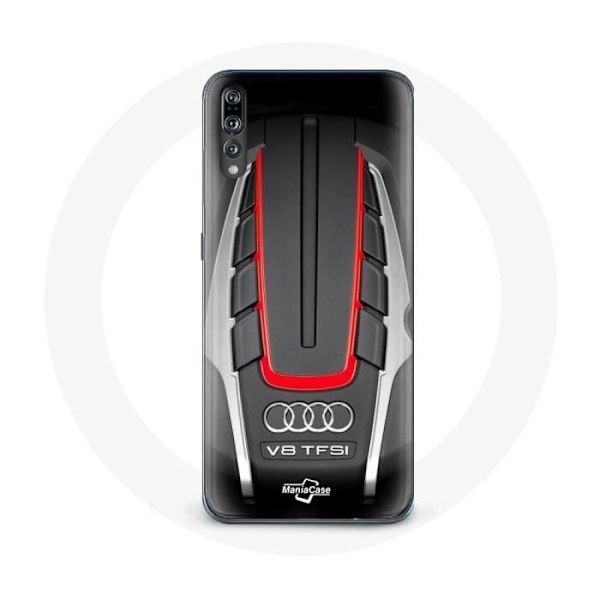 Coque för Huawei p20 Audi S8 Röd logotyp