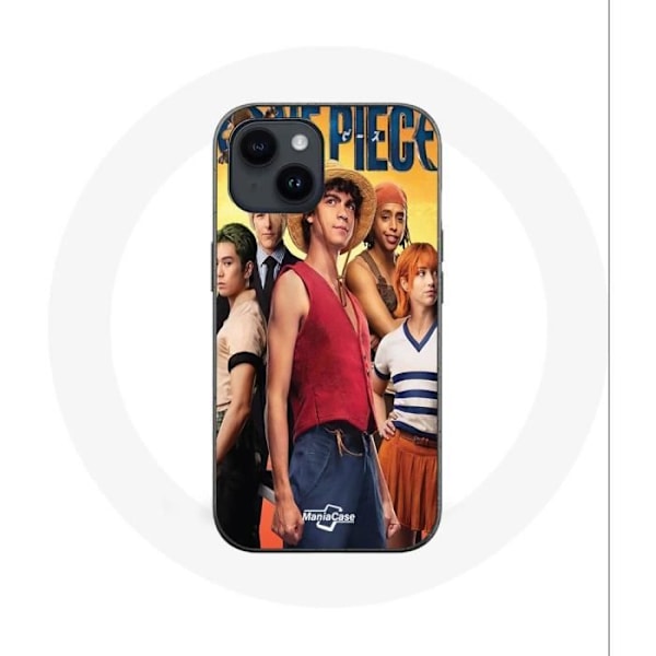 Coque - Maniacase - Iphone 14 - Anime One Piece Luffy - Silikon - Mjuk svart
