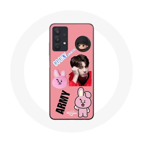 Coque för Samsung Galaxy A32 5G BTS Bangtan Kille BT21 Cooky Jungkook ARMY