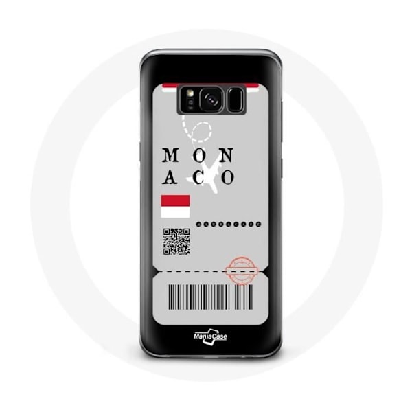 Skyddsfodral för Samsung Galaxy S8 Plus Flygbiljett Monaco