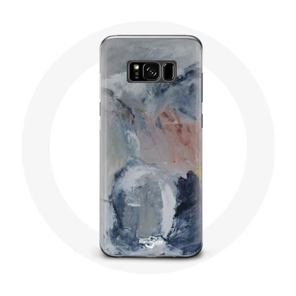 Coque för Samsung Galaxy S8 plus Bakgrund av grå abstrakt textur