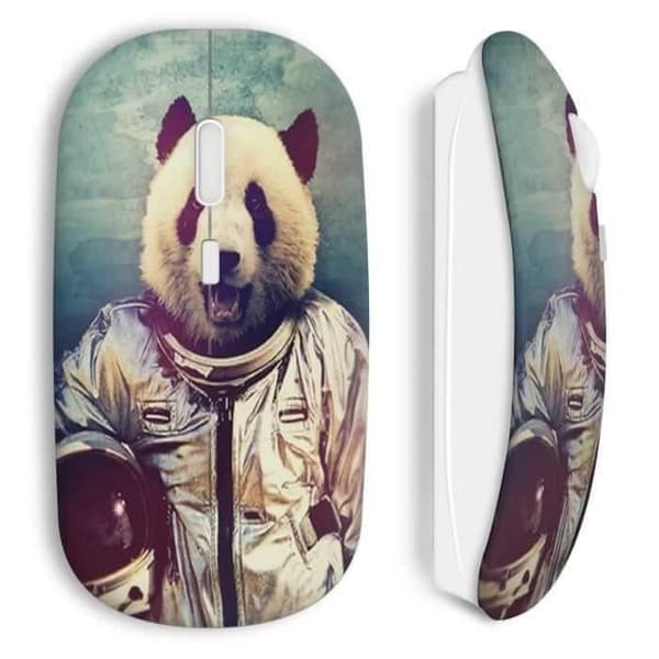 Trådlös mus Panda astronaut