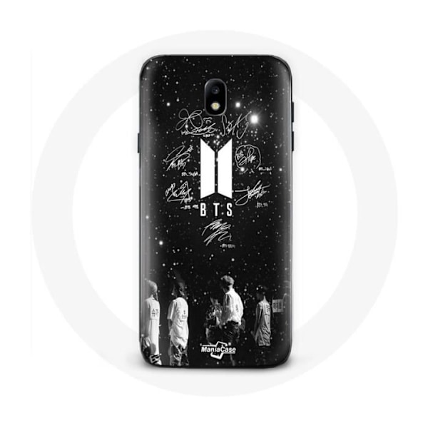 Coque - BTS - Samsung Galaxy J3 2017 - Mjuk - Svart - Medlemmar i BTS