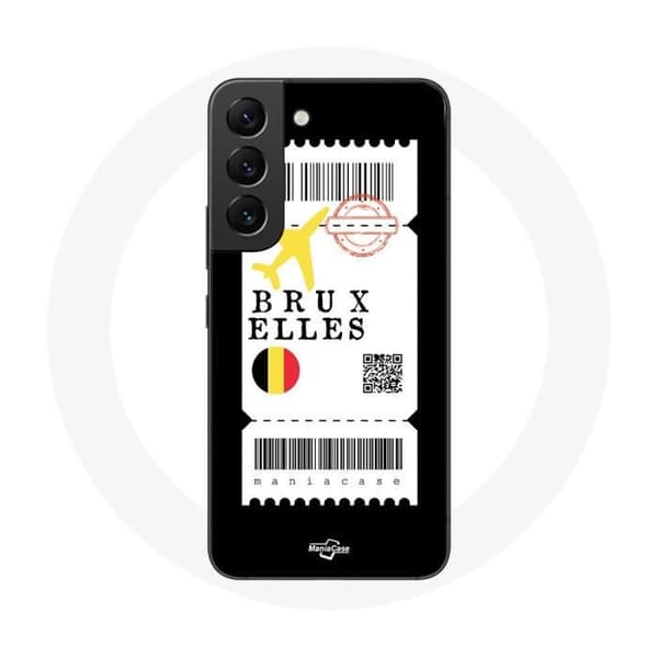 Coque - Samsung - Galaxy S22 - Lentolippu - Musta - Kova