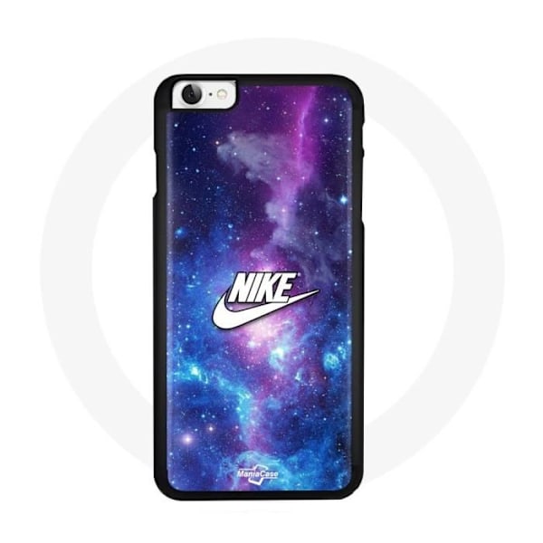 Coque - Maniacase - Iphone 6 Plus - Nike-logotyp Vit - Mjuk - Personlig HD svart