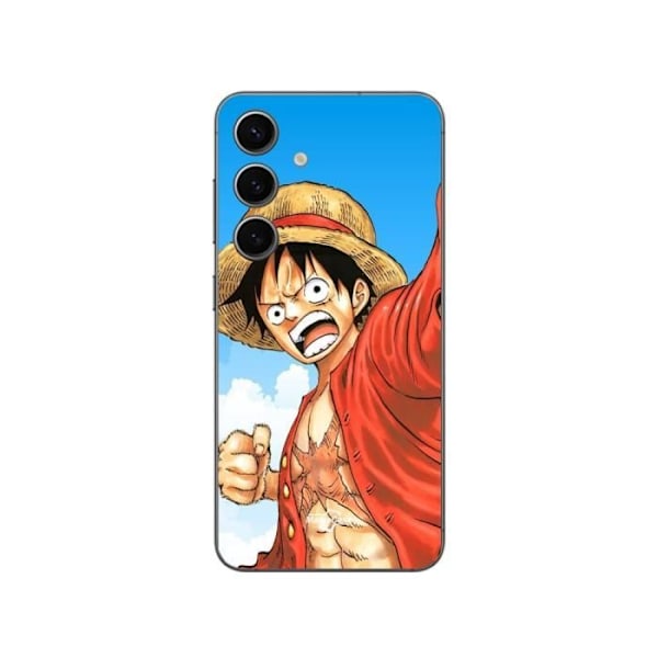 Coque - Maniacase - Samsung Galaxy S24 Plus - Souple - Blå - Monkey D Luffy One Piece