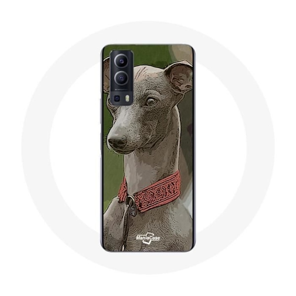 Coque - Vivo - Y72 - Blød - Greyhound - Grå Grå