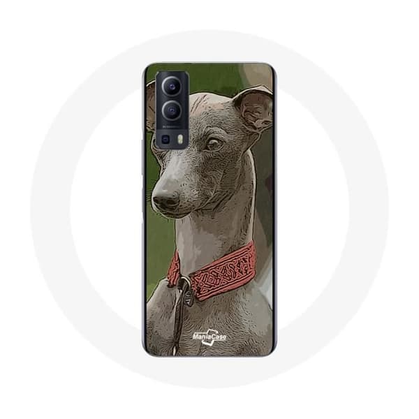 Coque - Vivo - Y72 - Souple - Lévrier greyhound - Grå Grå
