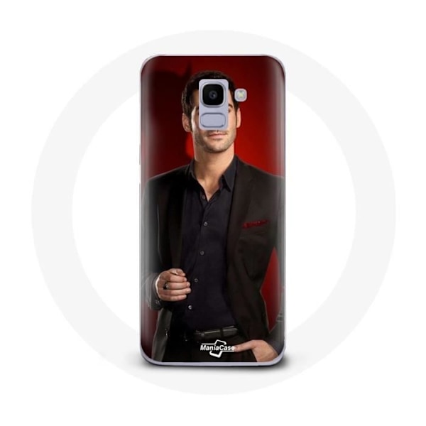 Coque - Samsung - Galaxy A8 2018 - Röd - Mjuk - Lucifer Morningstar
