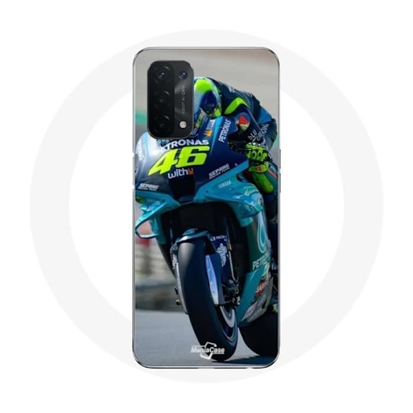 Coque - Maniacase - Oppo A74 5G - Valentino Rossi - Flexibel - Svart