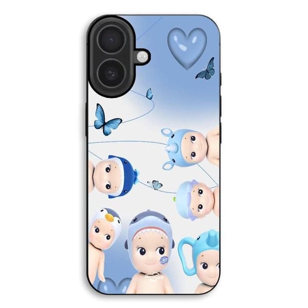 Coque för iPhone 17 Sonny Angel blå Blå