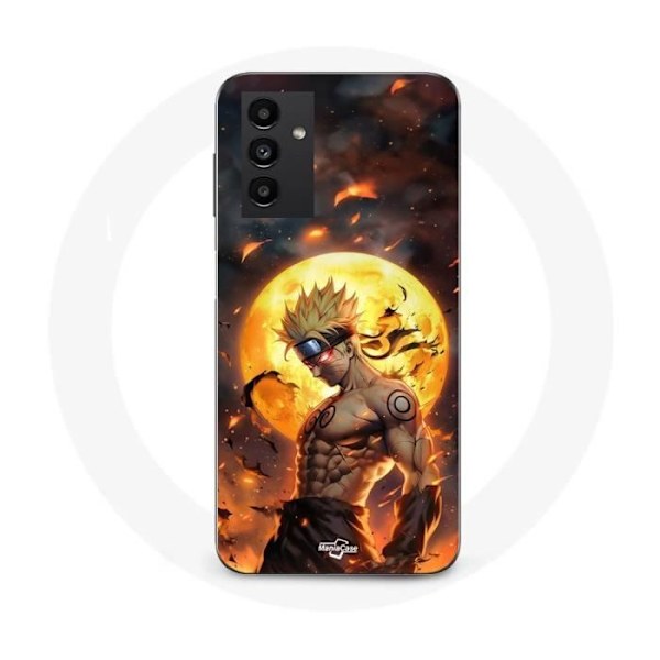 Coque - Samsung - Galaxy A14 5G - Svart - Naruto - Måne 3D