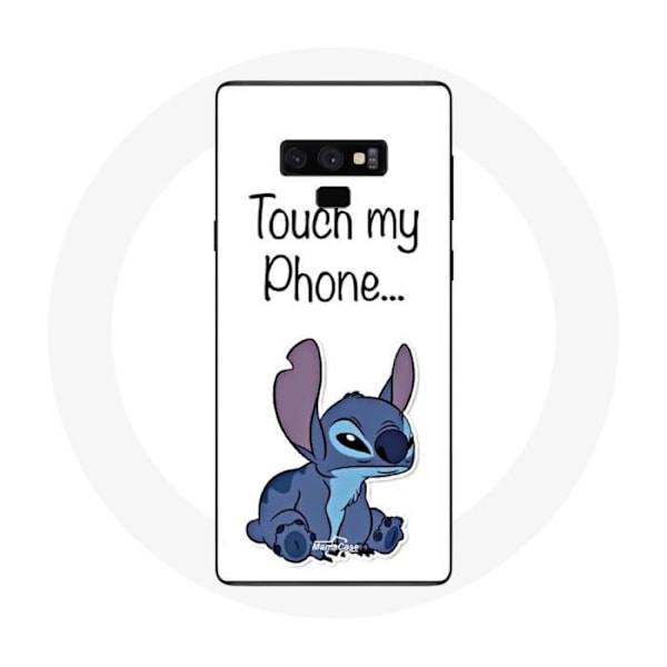 Coque för Samsung Galaxy Note 9 Lilo och Stitch söt Vit bakgrund