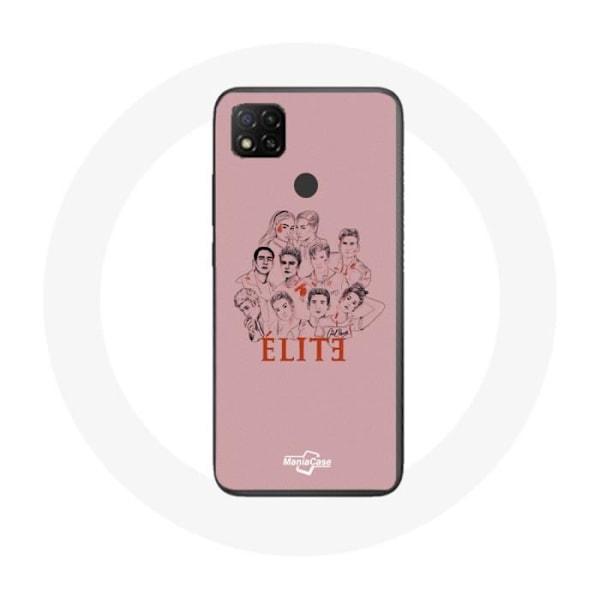 Coque - Xiaomi - Redmi 9C Elite - Flexibel - Rosa - Visar karaktärer Fanart Logotyp