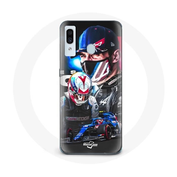Coque för Samsung Galaxy A20 Formel 1 Esteban Ocon F1-förare
