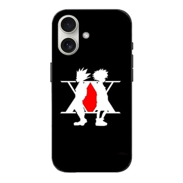 Iphone 16 Plus - Hunter x Hunter - Killua Gon - Pehmeä - Musta - Anime Otaku